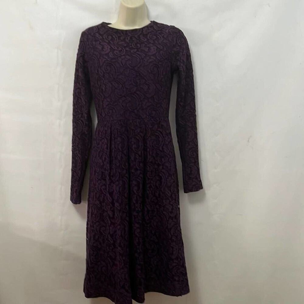BIGOSCHI FIT & FLARE DRESS SIZE 38